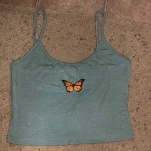 Butterfly crop top